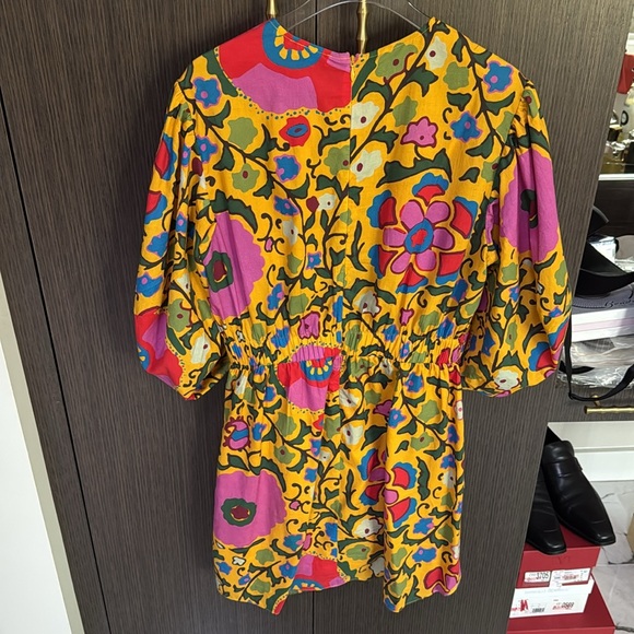 RHODE Naomi Smocked Floral Tiered Dress - Picture 14 of 17